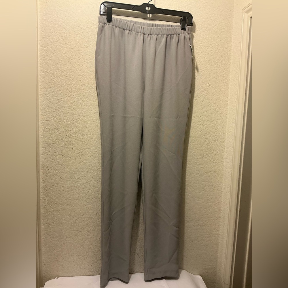 Allie Coosh Pants Womens Sophia Pull on Dress pant in moonstone size XP $225